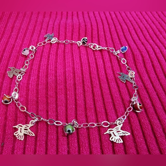 Jewelry - Sterling Silver Anklet .925 Fine Silver From Mexico